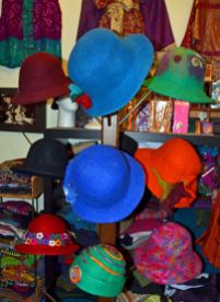 Colorful Hats, Vintage Shop, Toronto